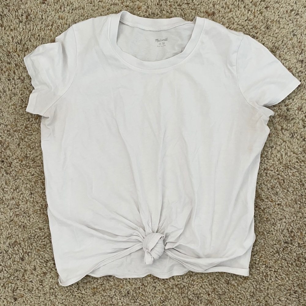 Madewell white tee
